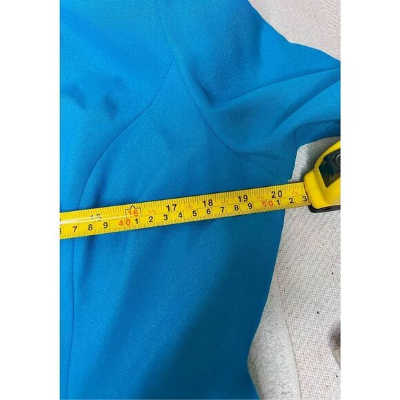 Demetrios 3 piece Turquoise Church Skirt Wedding Suit Women’s Size 12 NWT - Picture 4 of 10